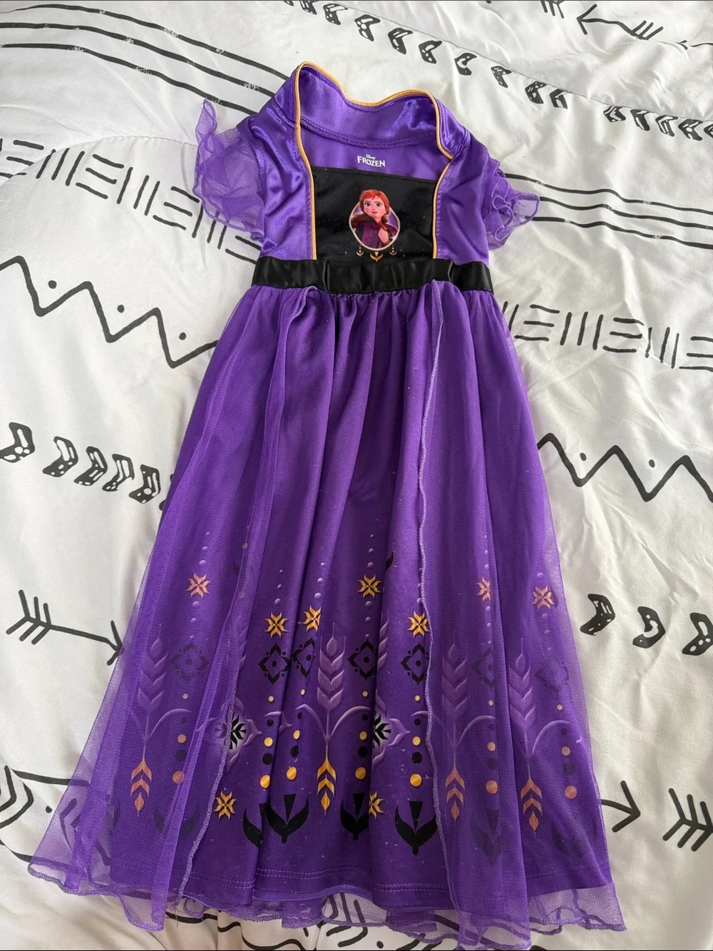 Disney Purple Anna Purple Tulle Dress Costume